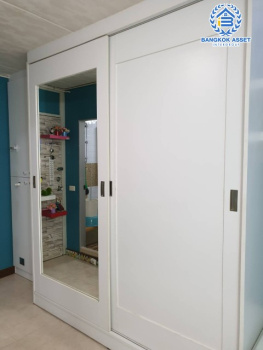 *****คอนโดมิเนียมมือสองย่านนนทบุรี โครงการป๊อปปูล่าคอนโดมิเนียม เลียบคลองประปา เนื้อที่ 28.4 ตร.ม. ฟังก์ชัน 1 ห้องนอน 1 ห้องน้ำ 1 ห้องนั่งเล่น บนทำเลใจกลางเมืองทองธานี เชื่อมต่อถ.ติวานนท์, ถ.แจ้งวัฒนะ ใกล้ทางด่วน "เมืองทอง" และรถไฟฟ้า (ในอนาคต) สายสีชมพู "สถานีปากเกร็ด"